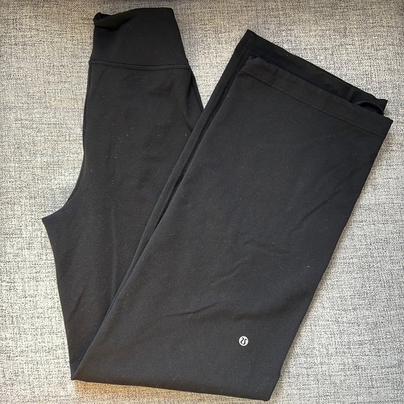 lululemon athletica Pants - Lululemon high waisted, wide leg pants - size 2, black